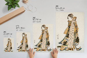 Art print Japanese woman
