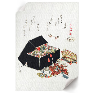 Decorative poster Jewelry box