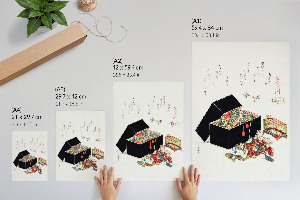 Decorative poster Jewelry box