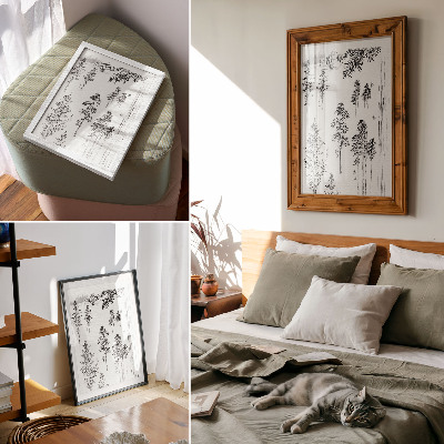Poster Pine trees