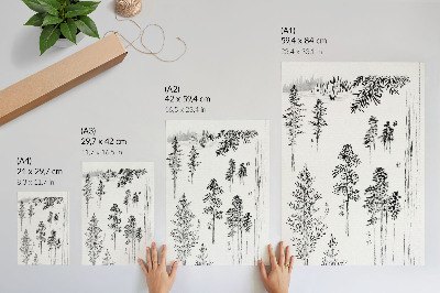 Poster Pine trees
