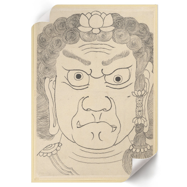Wall art Fudō Myōō Mask