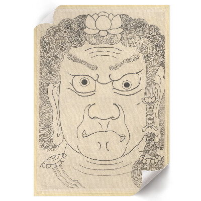 Wall art Fudō Myōō Mask