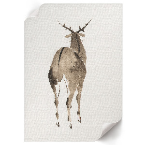 Art print featuring a deer