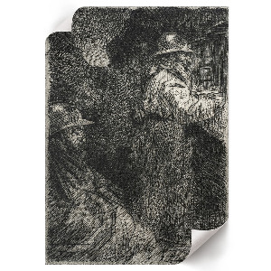 Wall print In the barracks