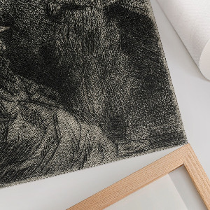 Wall print In the barracks