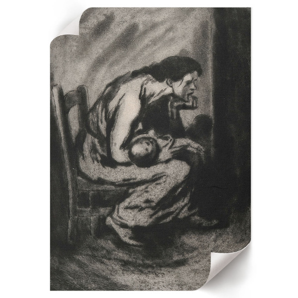 Art print Mother with child