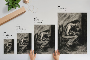 Art print Mother with child