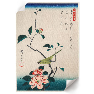 Decorative poster The Camellia and the Nightingale