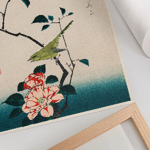 Decorative poster The Camellia and the Nightingale