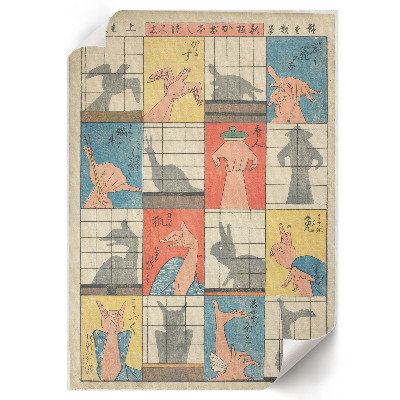 Poster Eight shadow figures