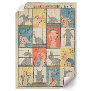 Poster Eight shadow figures