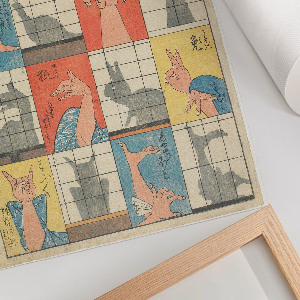 Poster Eight shadow figures