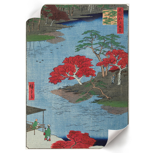 Wall print Autumn in the temple