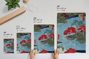 Wall print Autumn in the temple