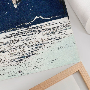 Decorative poster Japanese hawk