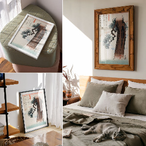 Poster Japanese pine