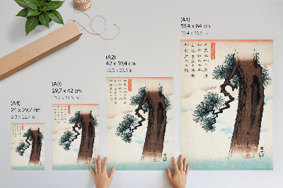Poster Japanese pine