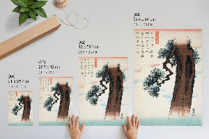 Poster Japanese pine