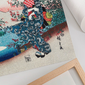 Wall art Japanese woman