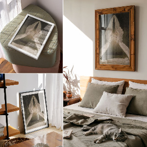 Wall print Christ in the tomb