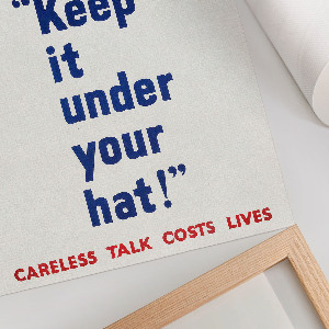 Wall art Keep it under your hat