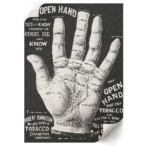 Wall print Open hand