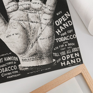 Wall print Open hand