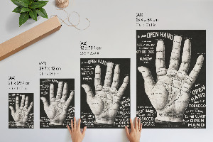 Wall print Open hand