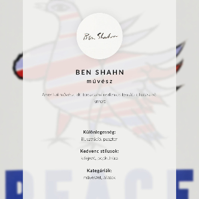 Decorative poster McCarthy Peace