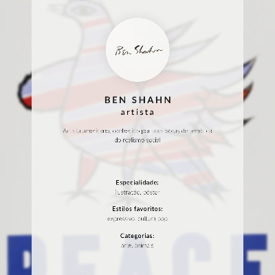 Decorative poster McCarthy Peace