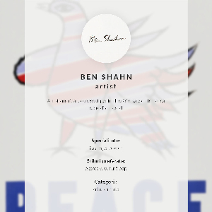 Decorative poster McCarthy Peace