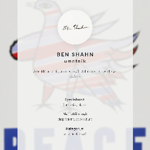 Decorative poster McCarthy Peace