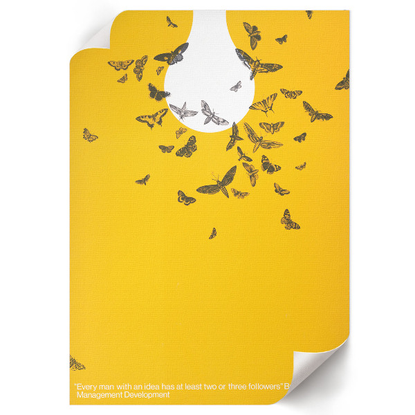 Wall art Light bulb poster