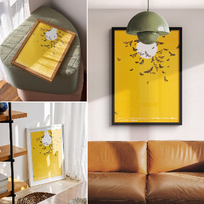 Wall art Light bulb poster