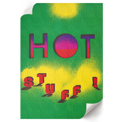Wall print Hot stuff