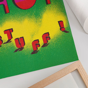 Wall print Hot stuff