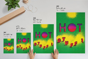 Wall print Hot stuff