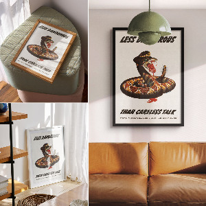 Decorative poster Snake poster