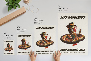 Decorative poster Snake poster