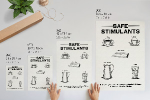 Art print Safe stimulants