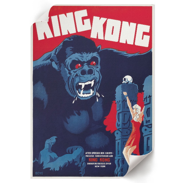 Decorative poster King Kong