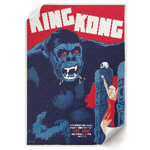 Decorative poster featuring King Kong