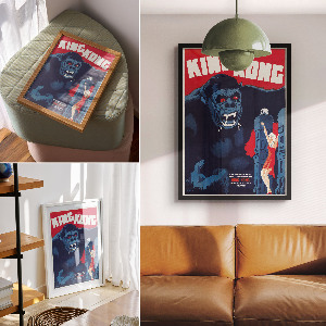 Decorative poster King Kong