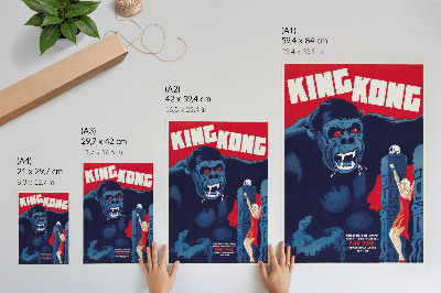 Decorative poster King Kong