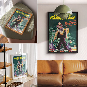 Forbidden Planet poster