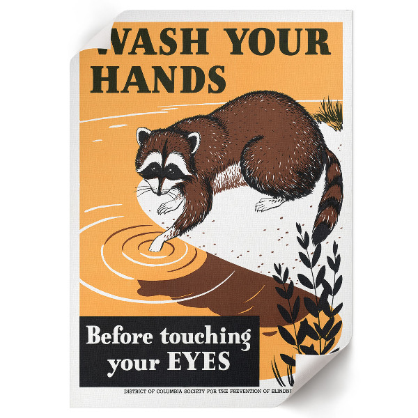 Wall print Wash your hands
