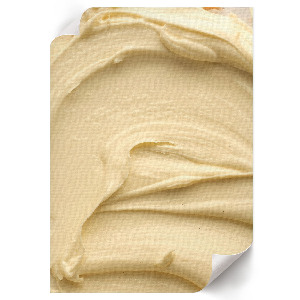 Art print in creamy tones