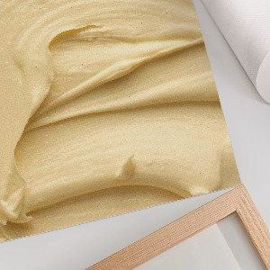 Art print in creamy tones