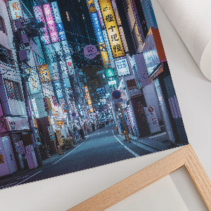 Decorative poster A street in Japan